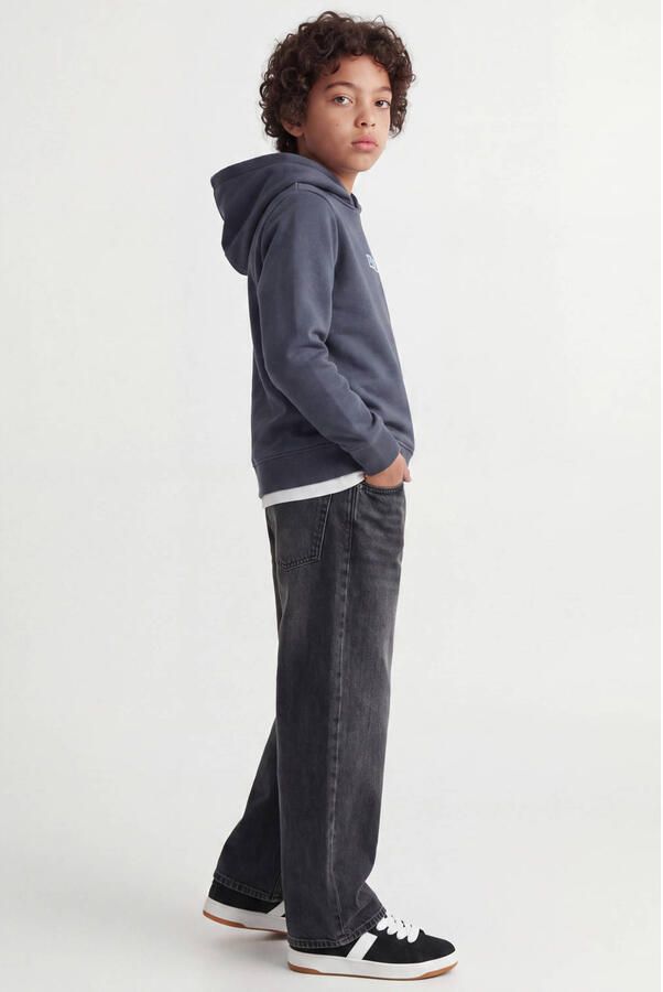 JACK & JONES JUNIOR hoodie met logo grijsblauw Sweater Logo - Foto 2