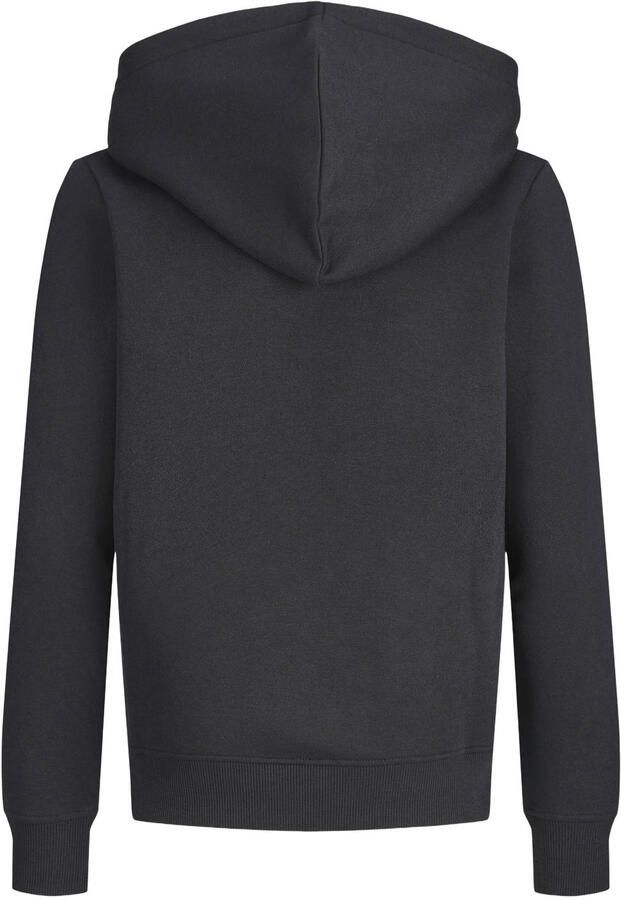 JACK & JONES JUNIOR hoodie met logo zwart
