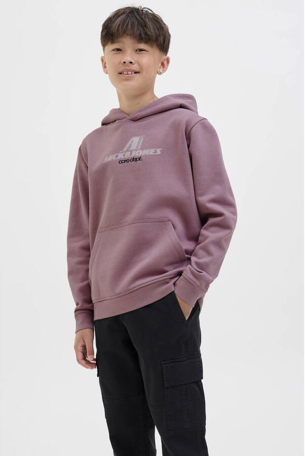 Jack & Jones Junior Hoodie JCOTIER FRONT PRINT SWEAT HOOD JNR