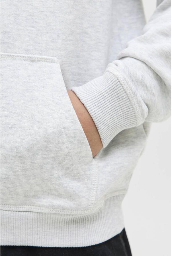 Jack & jones Hoodie met labelstitching en kangoeroezak