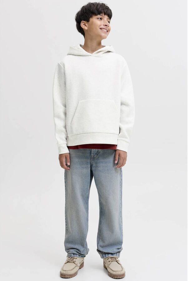 JACK & JONES JUNIOR hoodie wit Sweater Effen - Foto 2