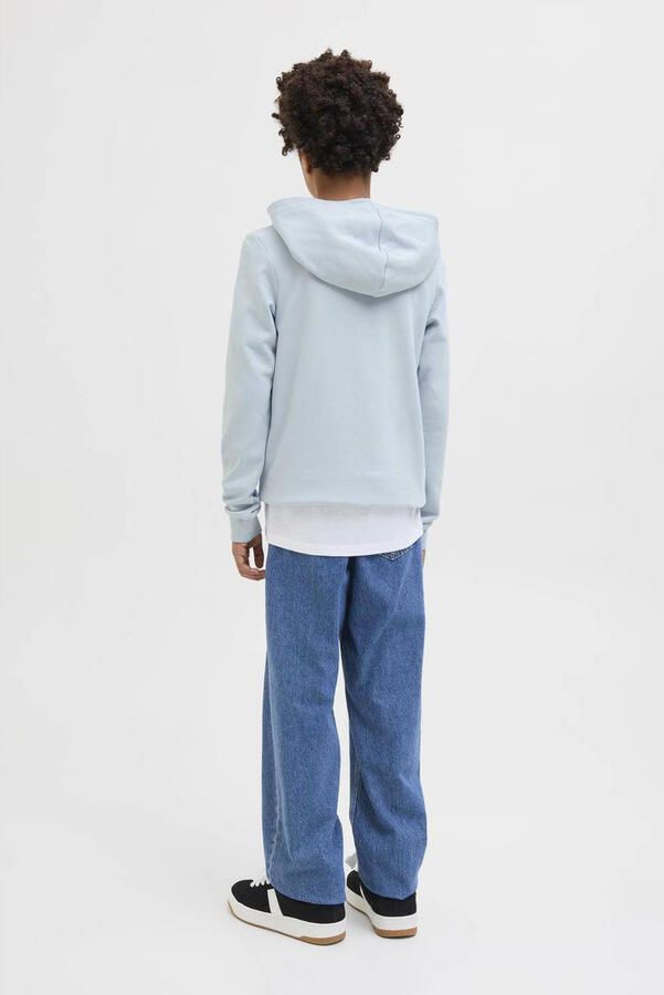 Jack & Jones Junior Hoodie JCOLOGAN SS24 PRINT SWEAT HOOD SN JNR