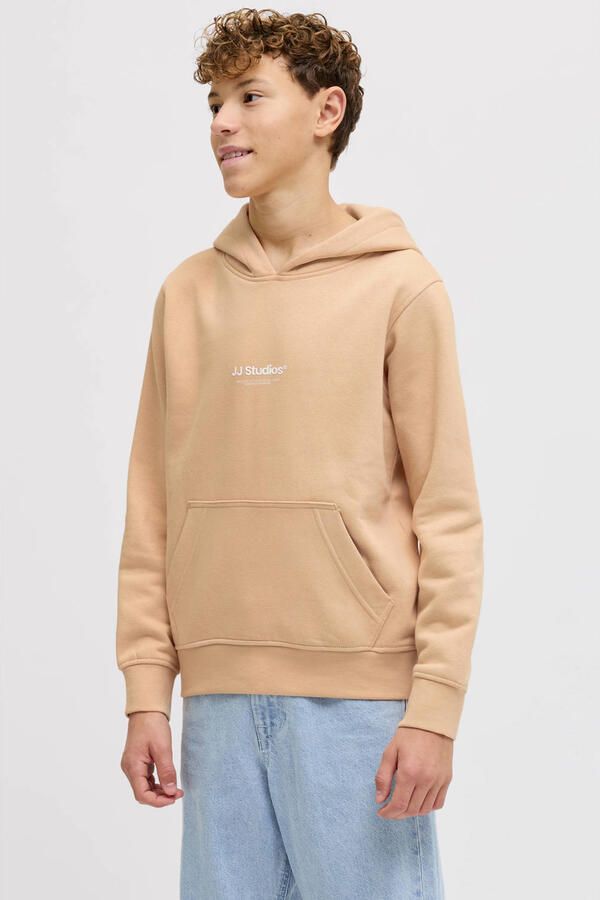 JACK & JONES JUNIOR hoodie zachtoranje