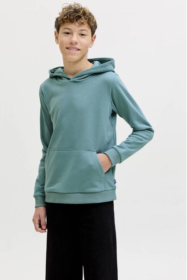 JACK & JONES JUNIOR hoodie zeegroen