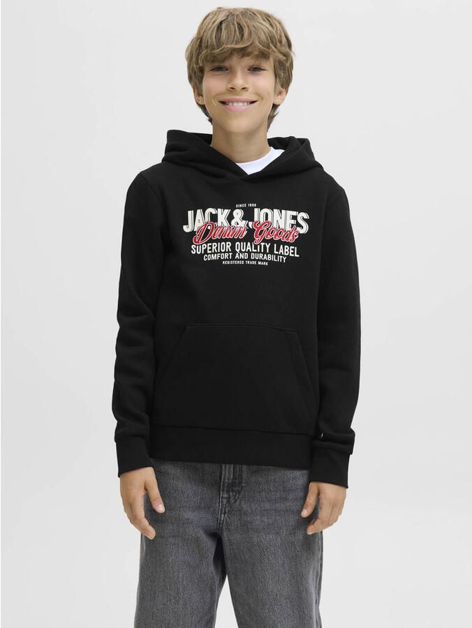 JACK & JONES JUNIOR hoodie zwart