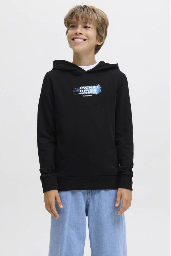 JACK & JONES JUNIOR hoodie zwart