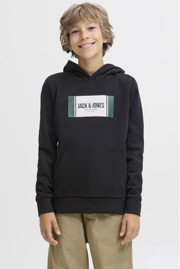 JACK & JONES JUNIOR hoodie zwart