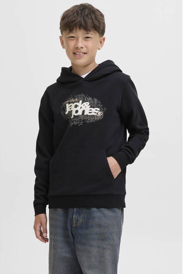 Jack & jones Grid Branding Hoodie Junior - Foto 3