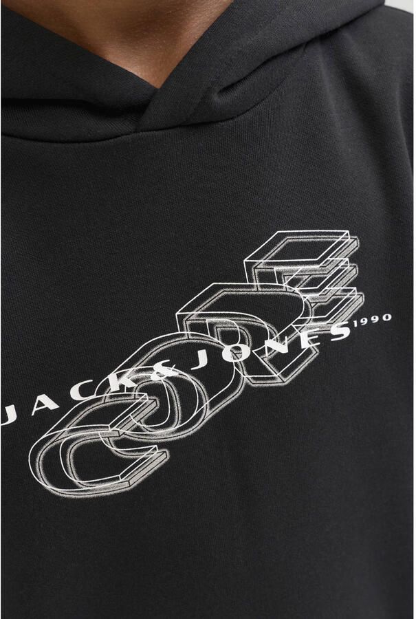 JACK & JONES JUNIOR hoodie zwart - Foto 2