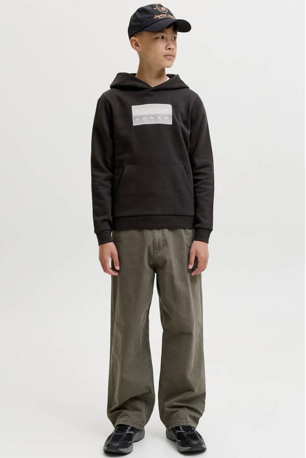 JACK & JONES JUNIOR hoodie zwart - Foto 3