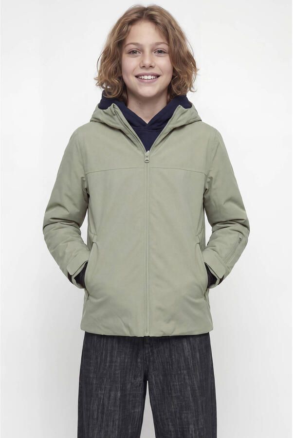 JACK & JONES JUNIOR winterjas lichtgroen