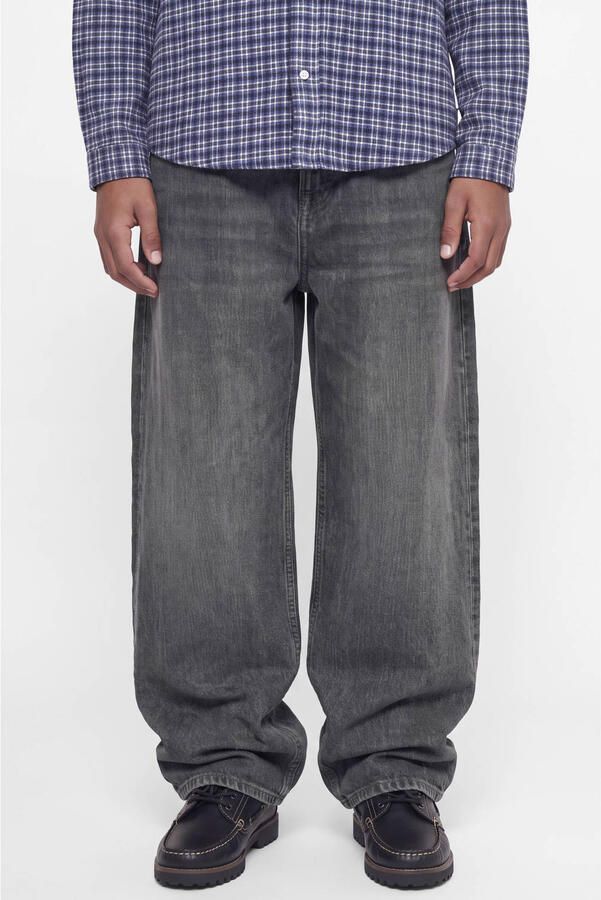 JACK & JONES JUNIOR JJIALEX regular fit jeans grijs Jongens Denim Effen