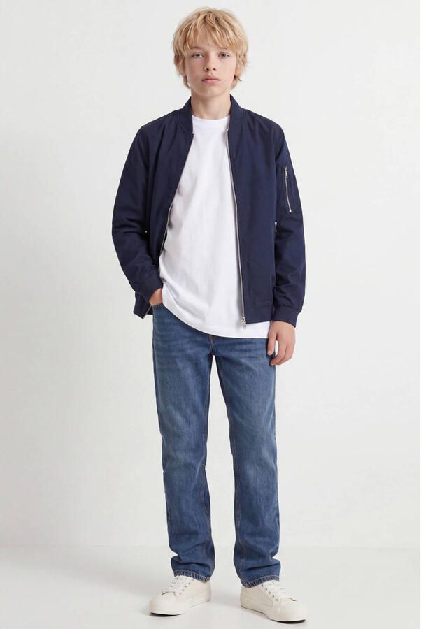 JACK & JONES JUNIOR JJICHRIS JJCREW loose fit jeans middelblauw - Foto 2