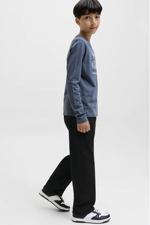 JACK & JONES JUNIOR JJICHRIS JJORIGINAL relaxed fit loose fit jeans zwart - Foto 2