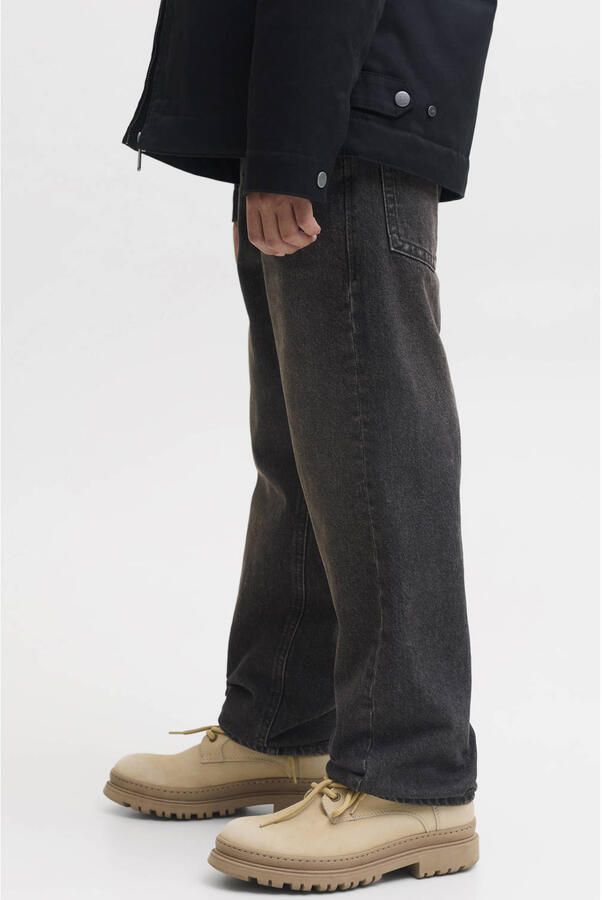 JACK & JONES JUNIOR Jjichris straight leg jeans zwart - Foto 2