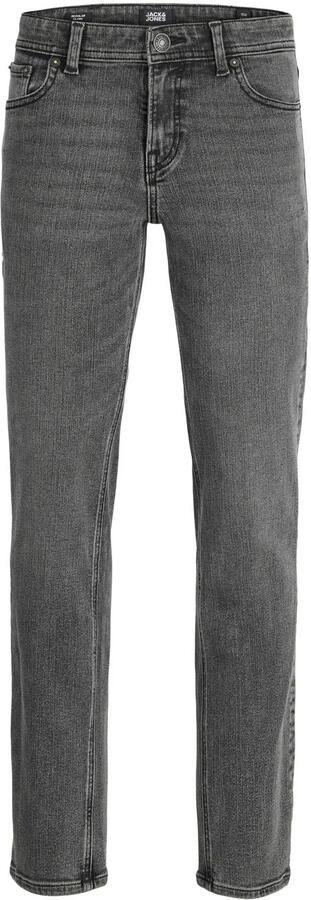 JACK & JONES JUNIOR JJICLARK JJORIGINAL regular fit jeans zwart