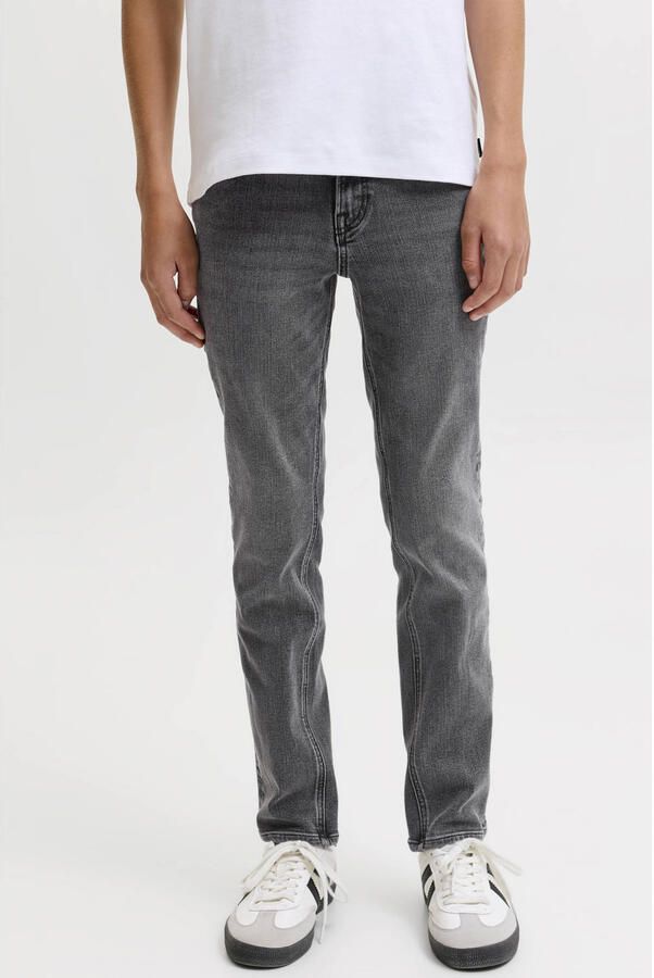 JACK & JONES JUNIOR JJICLARK JJORIGINAL regular fit jeans zwart