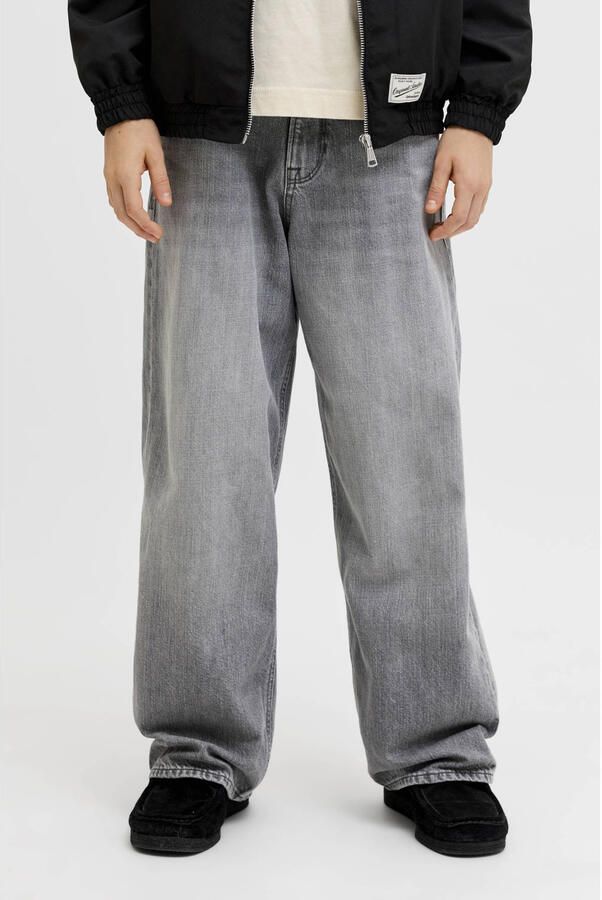 JACK & JONES JUNIOR JJIDAVE JJORIGINAL wide leg jeans black denim