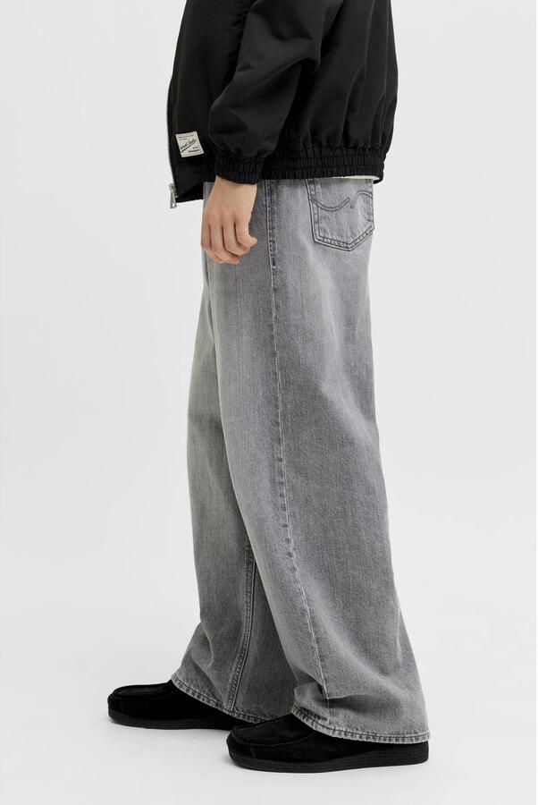 JACK & JONES JUNIOR JJIDAVE JJORIGINAL wide leg jeans black denim - Foto 3