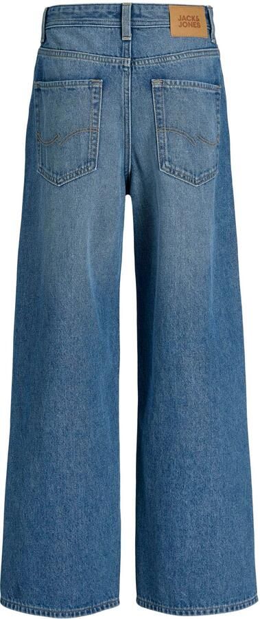 JACK & JONES JUNIOR JJIDAVE JJORIGINAL wide leg jeans mediumblauw