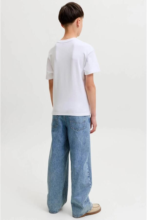 JACK & JONES JUNIOR JJIDAVE JJORIGINAL wide leg jeans mediumblauw - Foto 3