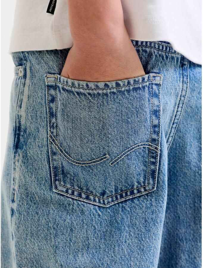 JACK & JONES JUNIOR JJIDAVE JJORIGINAL wide leg jeans mediumblauw - Foto 2