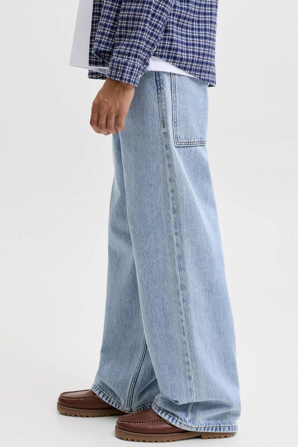 JACK & JONES JUNIOR JJIDAVE JJJAX wide leg jeans lichtblauw - Foto 3