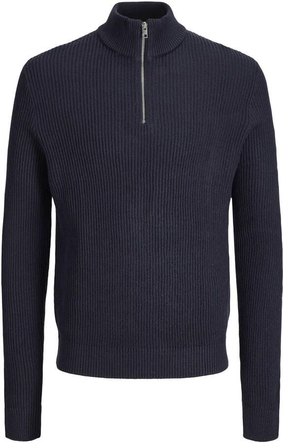 JACK & JONES JUNIOR JJPANNEL gebreide schipperstrui donkerblauw
