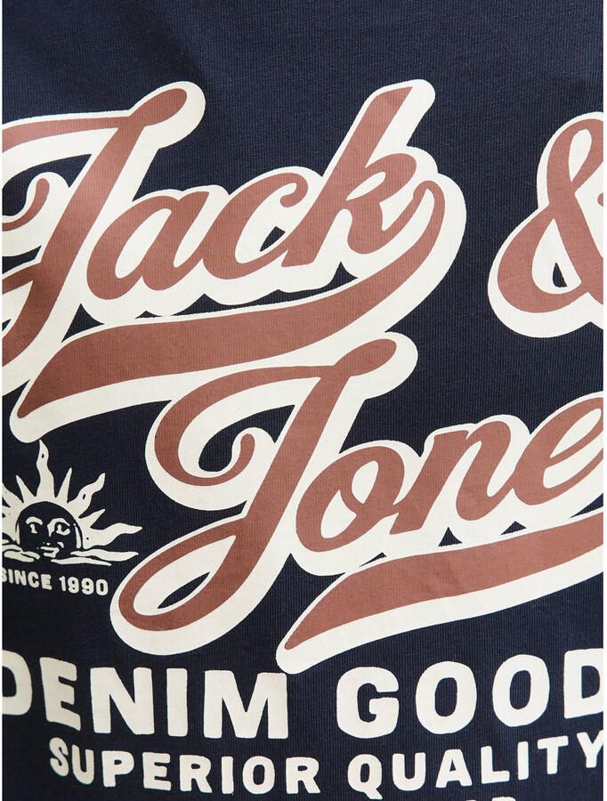 Jack & Jones Junior Shirt met lange mouwen JJELOGO TEE LS O-NEC 2 COL AW25 NOOS JNR