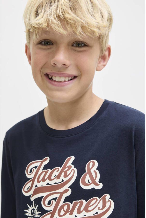 Jack & Jones Junior Shirt met lange mouwen JJELOGO TEE LS O-NEC 2 COL AW25 NOOS JNR - Foto 2