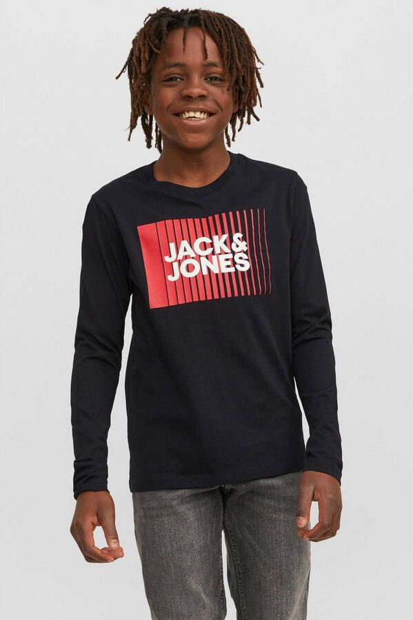 Jack & Jones Junior Shirt met lange mouwen JJECORP LOGO TEE PLAY LS O-NECK NOOS JNR