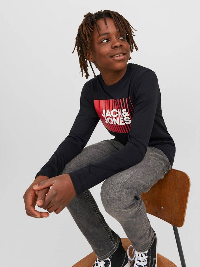 Jack & Jones Junior Shirt met lange mouwen JJECORP LOGO TEE PLAY LS O-NECK NOOS JNR - Foto 2