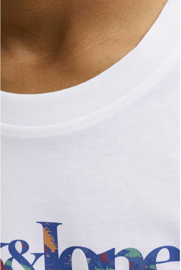 JACK & JONES JUNIOR longsleeve met tekst wit - Foto 2