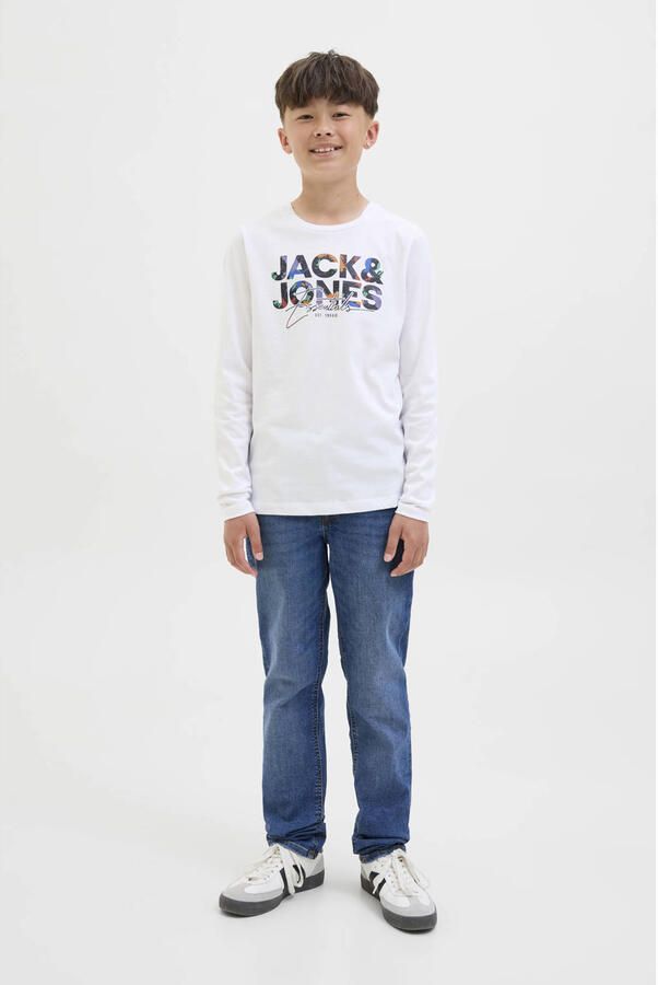 Jack & Jones Junior Shirt met lange mouwen JJGEPLAS TEE LS CREW NECK JNR