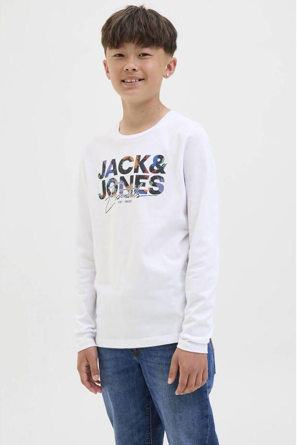 Jack & Jones Junior Shirt met lange mouwen JJGEPLAS TEE LS CREW NECK JNR - Foto 2
