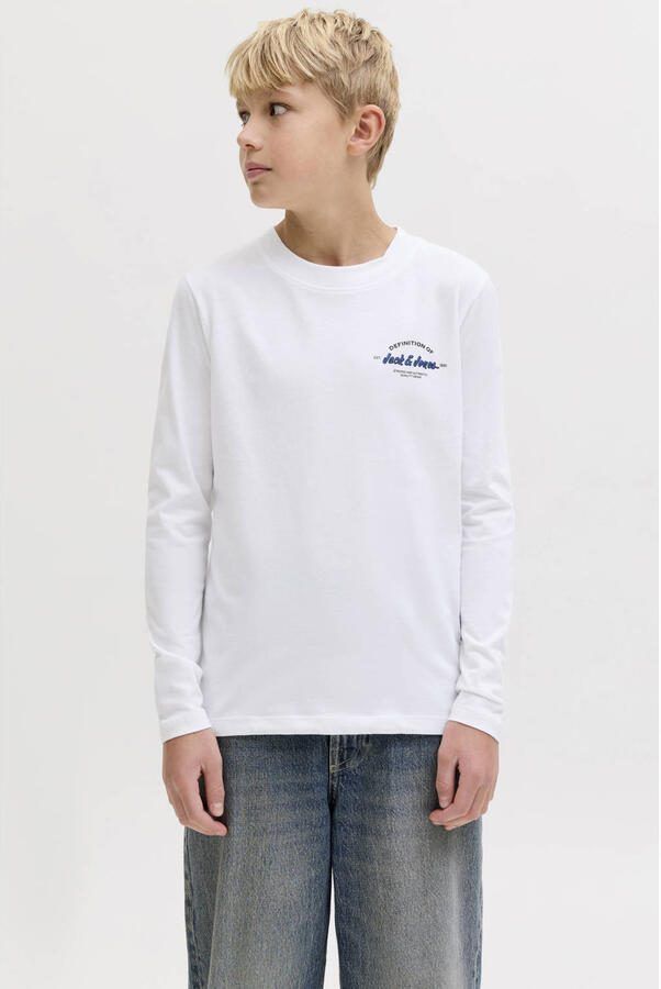 JACK & JONES JUNIOR longsleeve wit