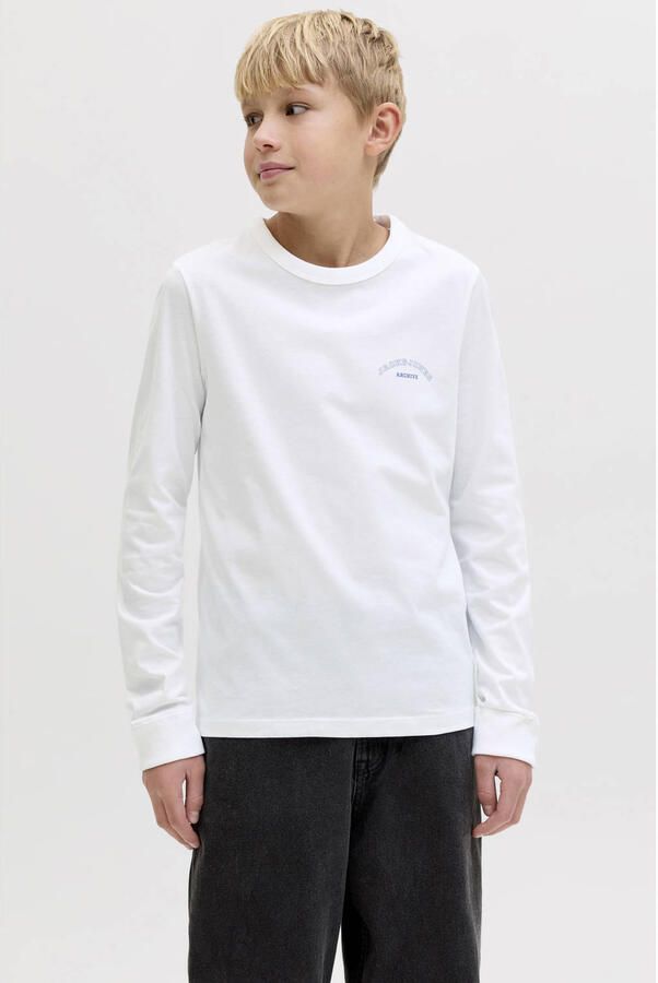 JACK & JONES JUNIOR longsleeve wit - Foto 2