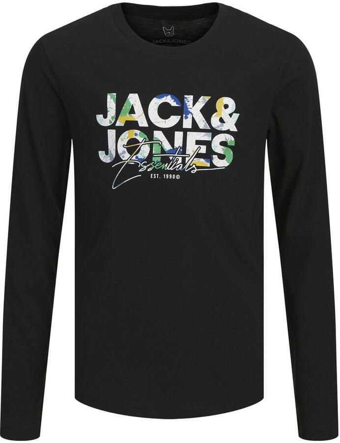 Jack & Jones Junior Shirt met lange mouwen JJGEPLAS TEE LS CREW NECK JNR