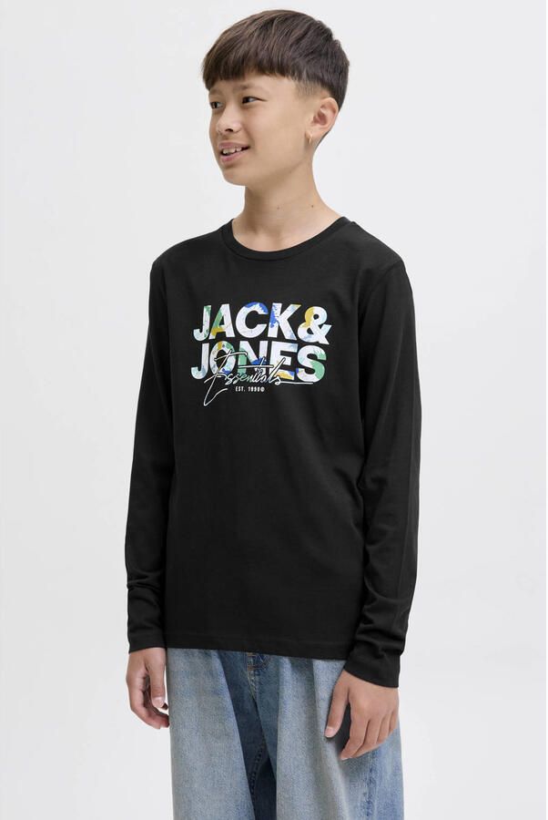 Jack & Jones Junior Shirt met lange mouwen JJGEPLAS TEE LS CREW NECK JNR - Foto 2