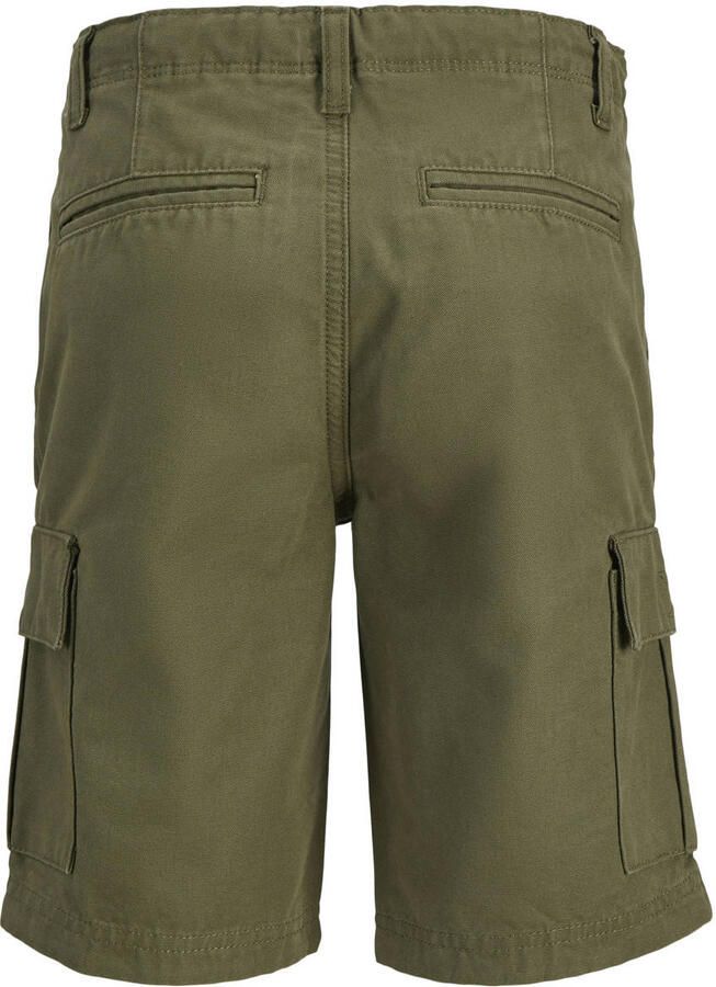 JACK & JONES JUNIOR loose cargo short olijfgroen