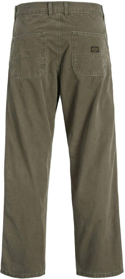 JACK & JONES JUNIOR loose casual broek donkergroen