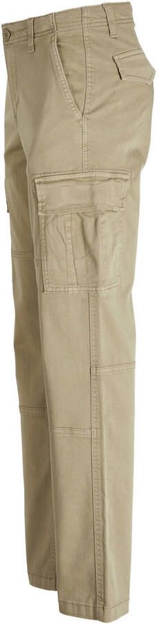 Jack & jones JUNIOR loose fit cargobroek JPSTKANE JJHARLOW beige Jongens Stretchkatoen 128 - Foto 2