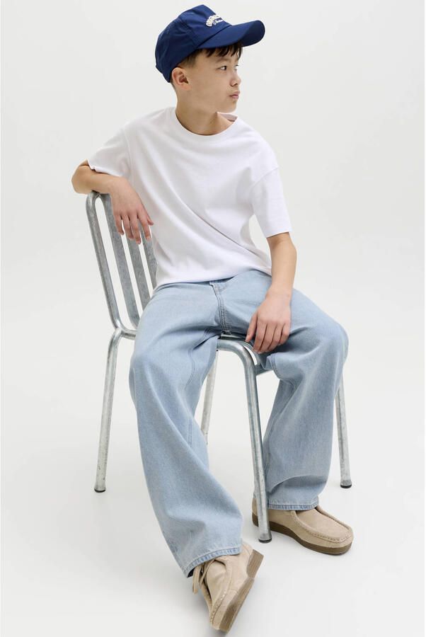 JACK & JONES JUNIOR loose fit jeans baggy jeans light blue denim - Foto 3