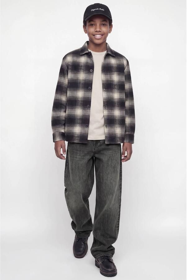 JACK & JONES JUNIOR loose fit jeans black denim Zwart Effen - Foto 3