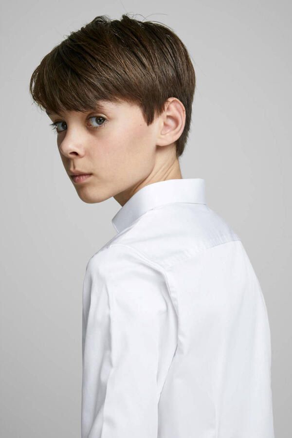 Jack & Jones Junior Overhemd met lange mouwen JPRPARMA cool elastisch combineerbaar effen modieus regular fit overhemdkraag - Foto 3