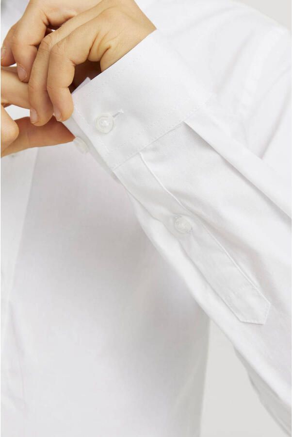 Jack & Jones Junior Overhemd met lange mouwen JJEAXEL elastisch en gemakkelijk te combineren effen modieus regular fit geweven overhemdkraag - Foto 2