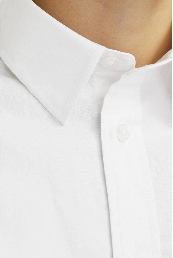 Jack & Jones Junior Overhemd met lange mouwen JJEAXEL elastisch en gemakkelijk te combineren effen modieus regular fit geweven overhemdkraag - Foto 2