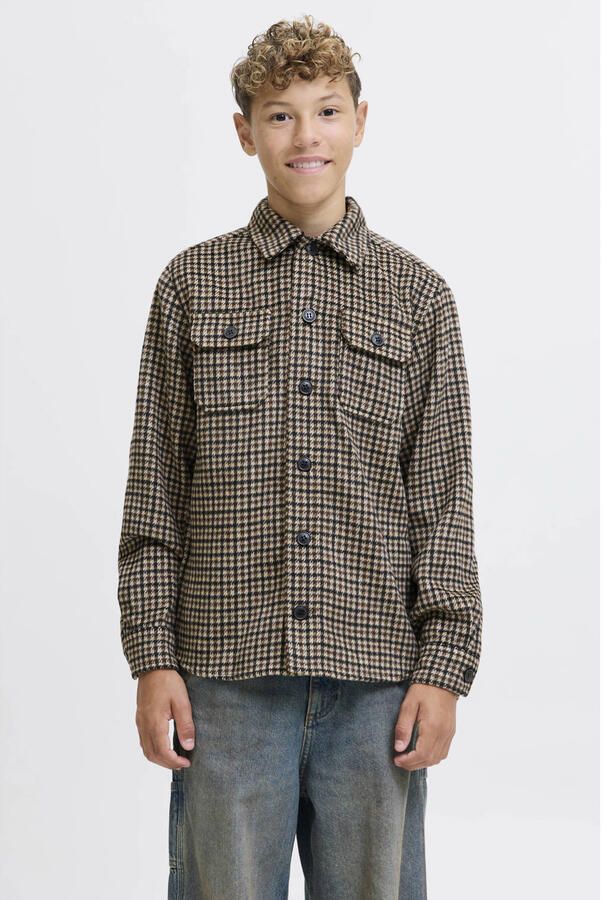 JACK & JONES JUNIOR overshirt bruin