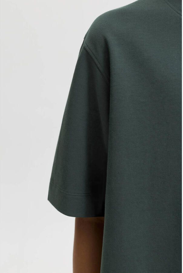 JACK & JONES JUNIOR oversized T-shirt donkergroen - Foto 2