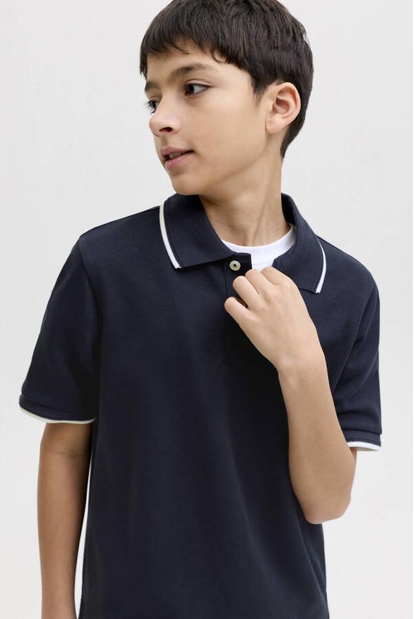 JACK & JONES JUNIOR polo donkerblauw - Foto 2